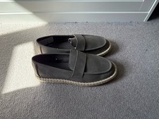 Men grey espadrille for sale  CATERHAM