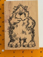Sketched bear rubber for sale  Meridian
