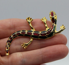Ancienne broche lézard d'occasion  France