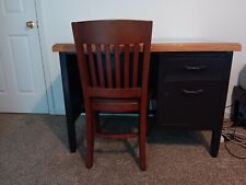 Wooden desk black for sale  Lynchburg