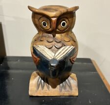 Carved wooden owl for sale  NEWTON AYCLIFFE