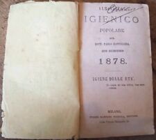 Libro.igiene delle età. usato  Chiavari