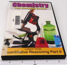 Chemistry The Complete Course Quantitative Reasoning Part II Science DVD comprar usado  Enviando para Brazil