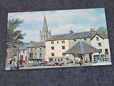Postcard. plastichrome. market for sale  SLEAFORD