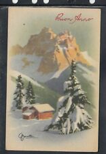 Cartolina buon anno usato  Italia