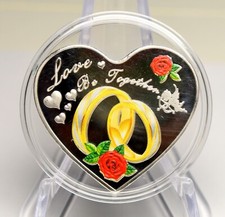 MEDALHA DE CORAÇÃO DE CASAMENTO (FRETE COMBINADO) comprar usado  Enviando para Brazil