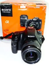 Sony Alpha SLT-A58K 20.1 MP SLR Aparat cyfrowy z SAL-18-55 Oryginalne opakowanie Doskonały stan na sprzedaż  Wysyłka do Poland