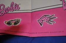 TOALHA DE MESA VINTAGE 1993 MARCA REGISTRADA, MATTEL, PAPEL BARBIE FESTA 104" X 84" Não usada comprar usado  Enviando para Brazil