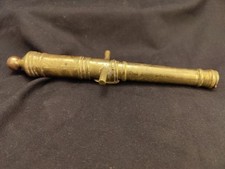 Vintage brass cannon for sale  BILSTON