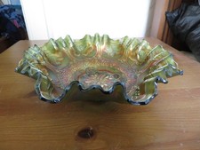 Vintage green iridescent for sale  STOURPORT-ON-SEVERN