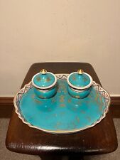 Antique porcelain inkwell for sale  BRISTOL