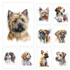 Dog breeds print for sale  MANSFIELD