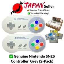 Controle Nintendo SNES genuíno cinza (pacote com 2) comprar usado  Enviando para Brazil