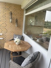 Neuwertiger gartentisch 90x90x gebraucht kaufen  Grömitz