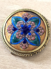 Broche émaux limoges d'occasion  Yzeure
