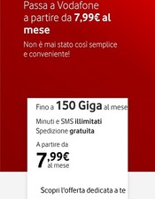 Offerta vodafone mobile usato  Italia