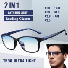 Gafas Lectura Para Hombre Antirayos Azules Presbicia Ordenador Lentes Ópticas, usado comprar usado Gafas Lectura Para Hombre Antirayos Azules Presbicia Ordenador Lentes Ópticas, usado comprar usado  Enviando para Brazil