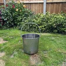 Stainless steel pail for sale  WALSALL
