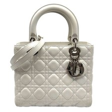Bolsa de ombro feminina Christian Dior Lady Dior média Cannage pele de cordeiro #Ok1542 comprar usado  Enviando para Brazil