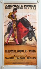 Affiche corrida arenes d'occasion  La Courtine
