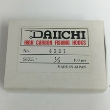 Ganchos de pesca Daiichi Fly Tying alto carbono preto 100 peças por caixa 4331 tamanho 1/0 comprar usado  Enviando para Brazil