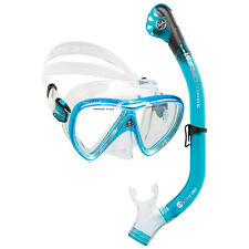 Máscara Cressi Ikarus usada com combo de snorkel seco Orion - água-marinha translúcida comprar usado  Enviando para Brazil
