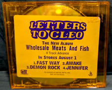 Letters to Cleo Wholesale Meats and Fish Rare 4-track Advance CD Sampler 1995 comprar usado  Enviando para Brazil