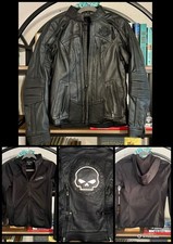 harley davidson 3 1 leather jacket for sale  Spring Hill