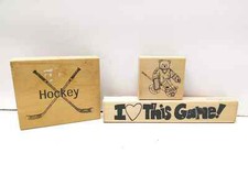 Lotes de carimbos de borracha de jogo de hóquei, urso de gol Richard Beardeur e eu amo comprar usado Lotes de carimbos de borracha de jogo de hóquei, urso de gol Richard Beardeur e eu amo comprar usado  Enviando para Brazil