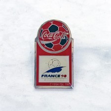 Broche de futebol da Copa do Mundo Coca-Cola, 1998 França comprar usado  Enviando para Brazil