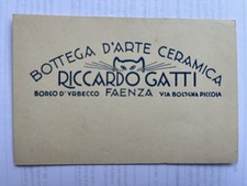 Biglietto visita bottega usato  Palermo