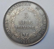 Lire 1848 governo usato  Milano