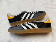 Sapato masculino IF9642 Adidas Gazelle pacote olímpico interno preto tamanho 12, usado comprar usado  Enviando para Brazil