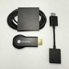Streamer de mídia Google Chromecast HDMI dongle Chrome TV preto H2G2-42 comprar usado  Enviando para Brazil