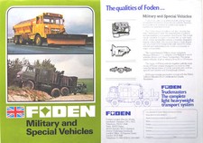 Foden military specialist for sale  BATLEY