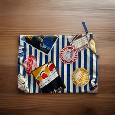 Estee Lauder Mala de Lona Férias Bolsa de Maquiagem Cosmética Antiga Viagem Compacta Anos 80 comprar usado  Enviando para Brazil