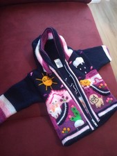Peru strickjacke brombeer gebraucht kaufen  Gessertshausen