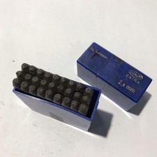 Schlagbuchstaben stempel schla gebraucht kaufen  Berlin