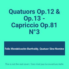 Quatuors op.12 op.13 d'occasion  France