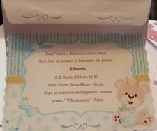 Invito battesimo personalizzat usato  Misilmeri