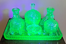 art deco glass set for sale  WELSHPOOL