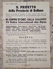 VI COPPA D'ORO DELLE DOLOMITI AUTOMOBILISMO 1952 XV RALLYE INTERNAT. DES ALPES comprar usado VI COPPA D'ORO DELLE DOLOMITI AUTOMOBILISMO 1952 XV RALLYE INTERNAT. DES ALPES comprar usado  Enviando para Brazil