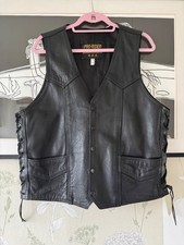 leather waistcoat for sale  PEVENSEY