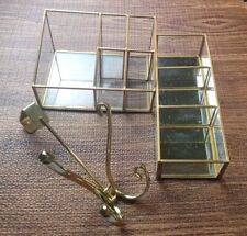 Glass brass organizer for sale  Lehigh Acres