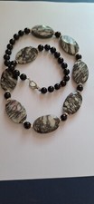 Collana agata nera usato  Casapesenna