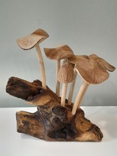 Wooden carved mushroom for sale  Taylors