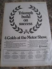 Triumph golds motorshow for sale  BRISTOL