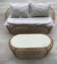 Lexy rattan sofa for sale  WESTON-SUPER-MARE