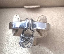 Bague cadenas gris d'occasion  Paris VI