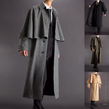 Casaco longo masculino de inverno com capa destacável para negócios formal casual comprar usado  Enviando para Brazil